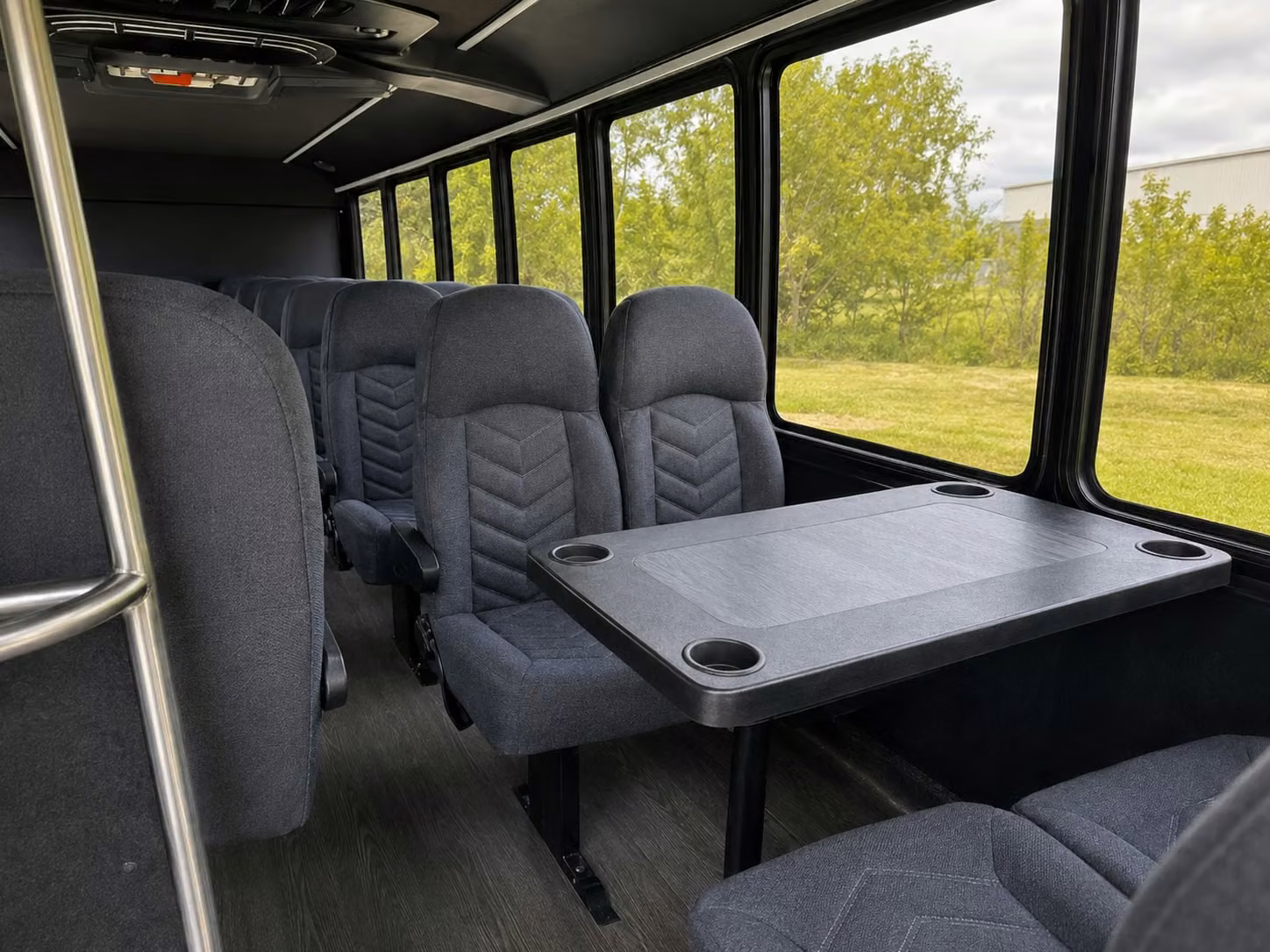 15 passenger minibus inside