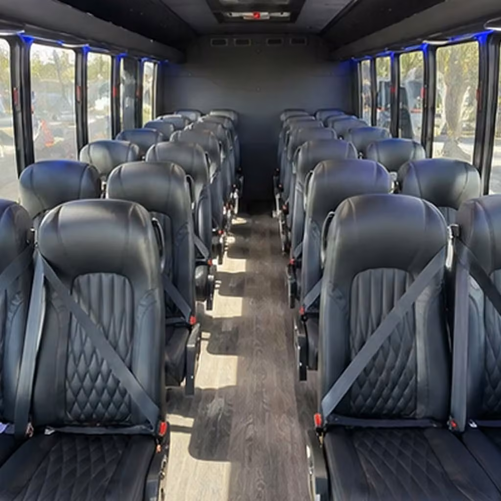 30 passenger minibus inside