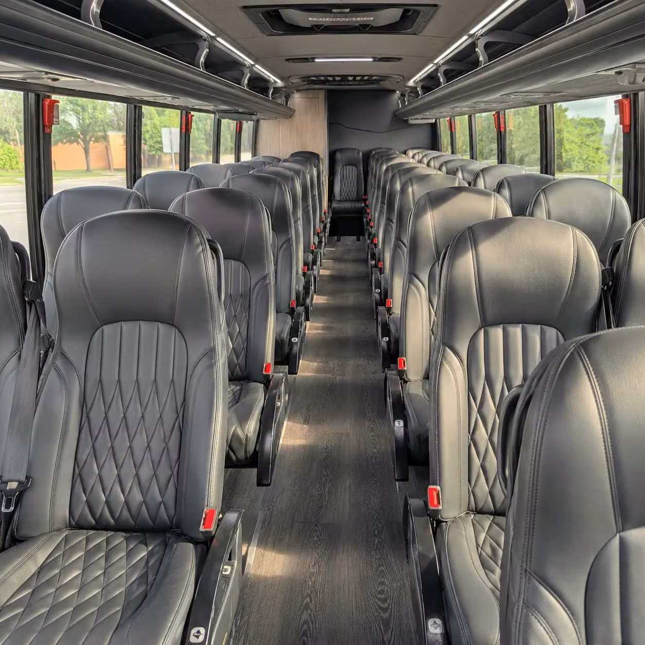 30 passenger minibus interior