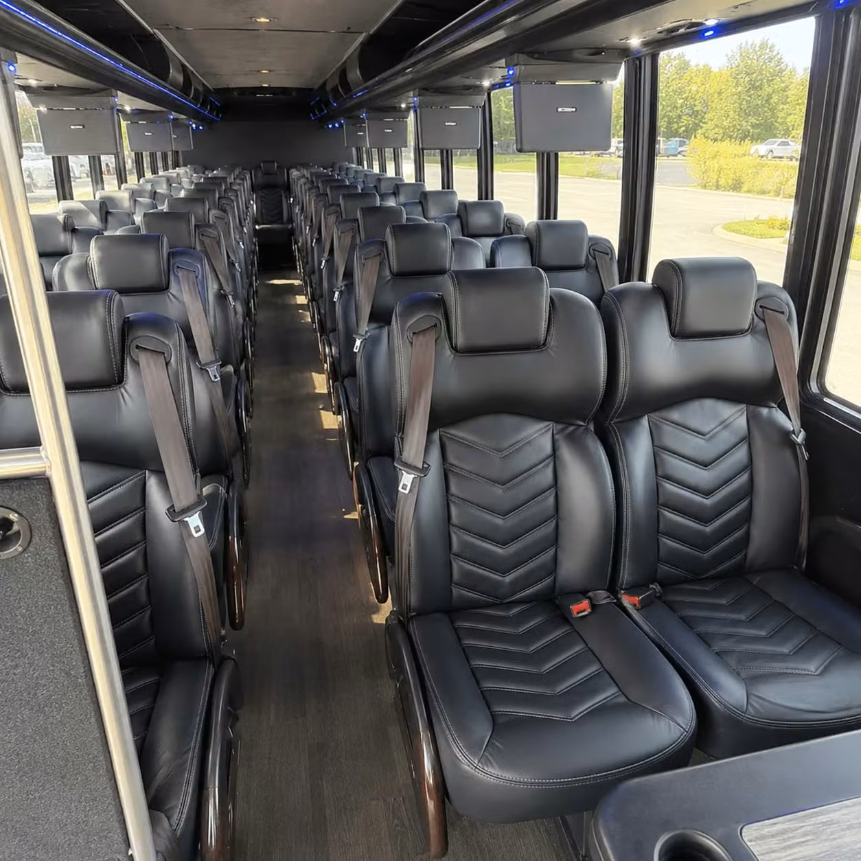 35 passenger minibus interior
