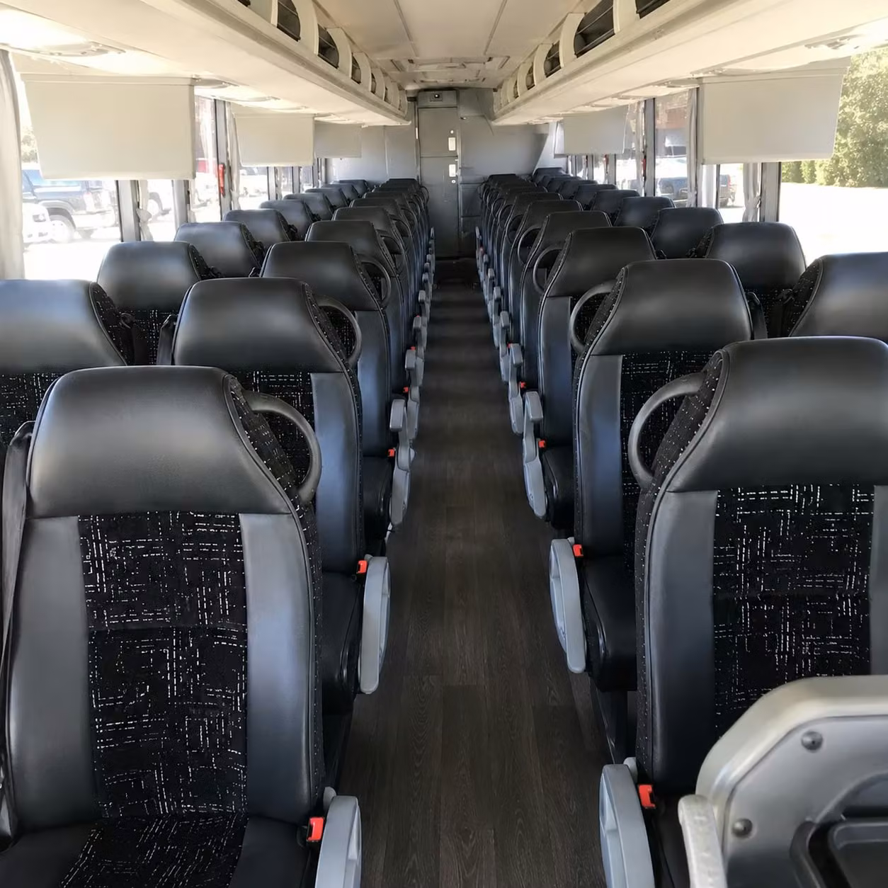 stamford charter bus rental interior
